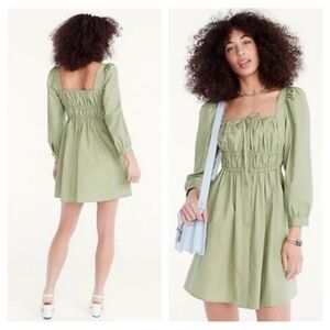 J. Crew Green Mini Dress